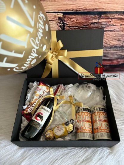Caja vino gato negro y Bbc