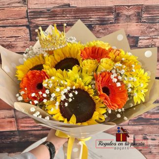 Bouquet flores amarillas