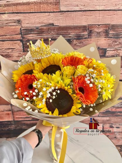 Bouquet flores amarillas