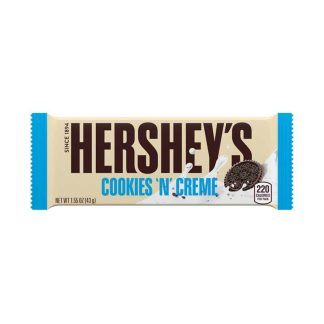 Chocolatina hershey blanca