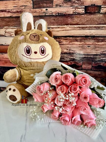 Rosas labubu capibara