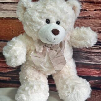 Oso moño crema 35cm