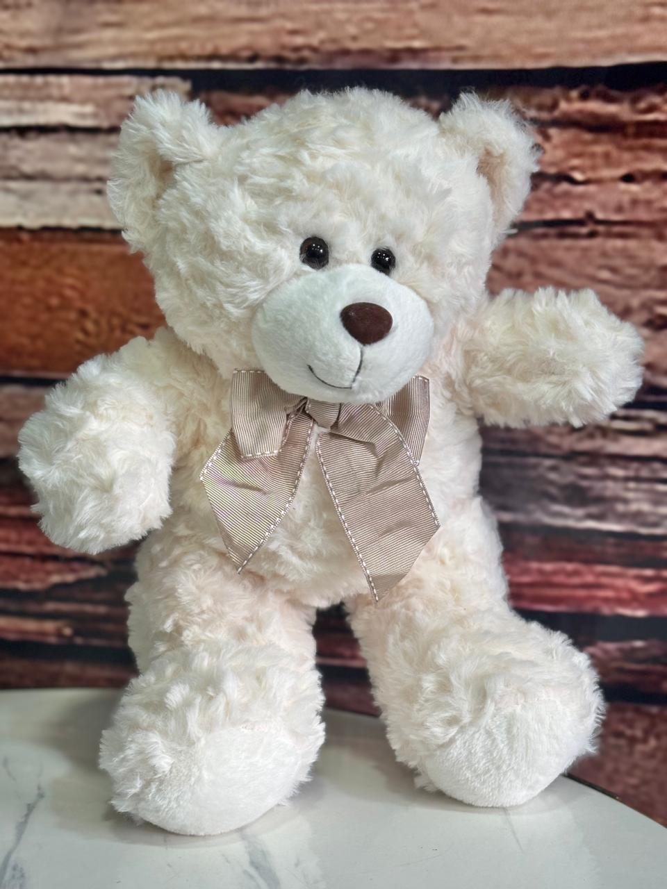 Oso moño crema 35cm