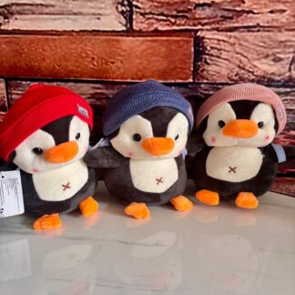Pingüino con gorro